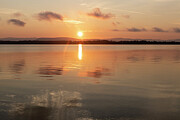 Sunrise over Lake Champlain Photograph by Steven David Roberts