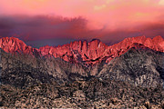 Sunrise Storm Alabama Hills California Photograph by Dave Welling
