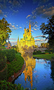 Sunset at the Magic Kingdom Photograph by Mark Andrew Thomas Sunset at the Magic Kingdom Photograph by Mark Andrew Thomas