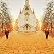 Sunset City Digital Art by Alexandra Vusir Sunset City Digital Art by Alexandra Vusir