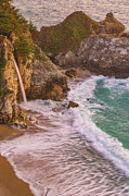 Sunset Light at McWay Falls Photograph by Darren White