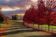 Sunset of the Fall Colors Photograph by Jeff Folger