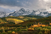Sunset on Dallas Divide Photograph by Aaron Spong