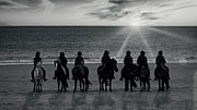 Sunset on Horseback Photograph by Matthew Adelman