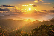 Sunset On The Blue Ridge Parkway Photograph by Jordan Hill