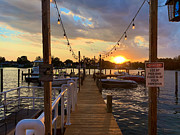Sunset on the Pier Photograph by Chris Montcalmo Sunset on the Pier Photograph by Chris Montcalmo