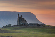 Sunset Over Classiebawn Castle and Benbulben, Co Sligo - Version 1 Photograph by Adrian Hendroff