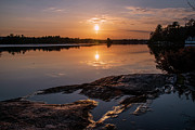Sunset Over Lake Muskoka in Ontario Photograph by John Twynam