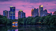 Sunset Over Midtown Photograph by Doug Sturgess