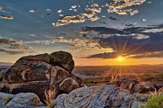Sunset Over the Valley Photograph by Daniel Hayes