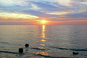 Sunsets and Pier Pilings of Old Photograph by Kathi Mirto