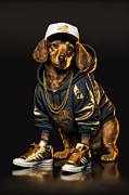 'Sup Dawgg Dachshund Mixed Media by Jay Schankman 'Sup Dawgg Dachshund Mixed Media by Jay Schankman