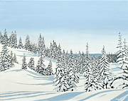 Superior Winter Painting by Kenneth M Kirsch