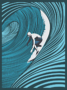 Surf Lines Painting by Sassan Filsoof Surf Lines Painting by Sassan Filsoof