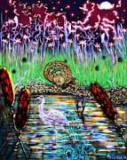 Surface Tension  Digital Art by Angela Weddle