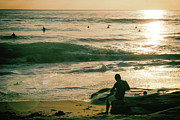 Surfing Liquid Gold Photograph by Becqi Sherman