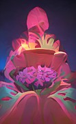 Surreal Flowers Digital Art by Rod Turner