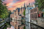 Swans Glide on Bruges' Calm Canals Photograph by Steven Dos Remedios Swans Glide on Bruges' Calm Canals Photograph by Steven Dos Remedios
