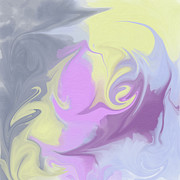 Swirling abstract in purple and yellow Digital Art by Bentley Davis Swirling abstract in purple and yellow Digital Art by Bentley Davis