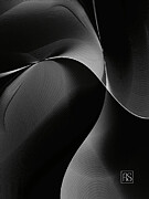 Swirls in shades of grey Painting by Rafael Salazar
