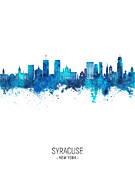 Syracuse New York Skyline #60 Digital Art by Michael Tompsett Syracuse New York Skyline #60 Digital Art by Michael Tompsett