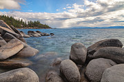 Tahoe in rainstorm Photograph by Jonathan Nguyen
