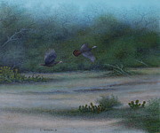 Taking Flight Painting by Eleazar Herrera Taking Flight Painting by Eleazar Herrera