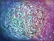Talked around in Circles and talked round the Bend Painting by Petra Rau