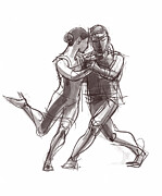Tango #57 Painting by Judith Kunzle