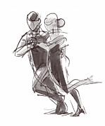 Tango Study 24 Painting by Judith Kunzle