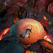 Tarkus Legacy 11-The Egg Chamber Digital Art by Jerry LoFaro