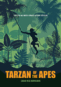 Tarzan of the Apes - Alternative Movie Poster Digital Art by Movie Poster Boy