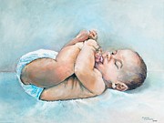 Tasty Toes Painting by Merana Cadorette