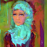 Tawakkol Karman Courage Mixed Media by Zsanan Studio