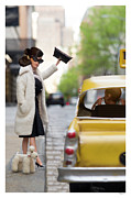 Taxi Brunette Digital Art by David Parise