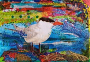 Tern Portrait Mixed Media by Deborah Cherrin Tern Portrait Mixed Media by Deborah Cherrin