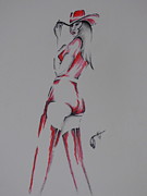 Texas Cowgirl Painting by Kem Himelright Texas Cowgirl Painting by Kem Himelright