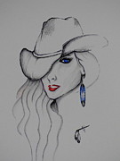 Texas Girl Painting by Kem Himelright Texas Girl Painting by Kem Himelright