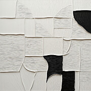 Textured Minimalism Painting by Lourry Legarde