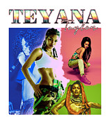 Teyana Taylor Bootleg Vintage Retro Design Digital Art by Kirania Finest