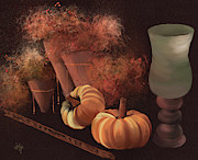 Thanksgiving Day Digital Art by Lois Bryan