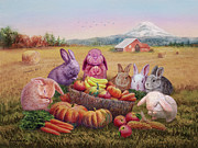 Thanksgiving Prayers Painting by Yoonhee Ko