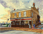 The Angel Bermondsey  London UK Painting by Francisco Gutierrez