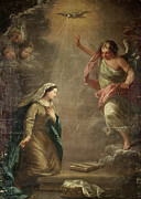 The Annunciation by John Simmons Painting by John Simmons