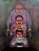 The Anointed Painting by Paul Hilario