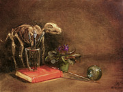 The Artist's Taboret- Cave Canum Painting by Stella Violano