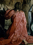 'The Ascension', 1514-1519, Spanish-Flemish School, Oil on panel, P02937. JUAN DE FLANDES. JESUS. Painting by Juan De Flandes