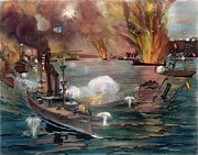 The Battle of Manila Bay, 1898 Photograph by Granger