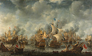 The Battle of Ter Heijde - Jan Abrahamsz Beerstraaten Painting by War Is Hell Store The Battle of Ter Heijde - Jan Abrahamsz Beerstraaten Painting by War Is Hell Store