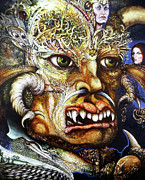The Beast Of Babylon II Painting by Otto Rapp